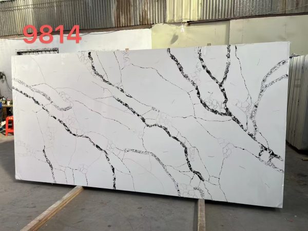Calacatta quartz stone slabs，quartz countertops slabs, Guangdong quality quartz slabs - 图片 2