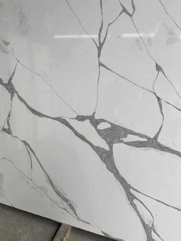 Calacatta artificial quartz stone slabs，quartz kitchen countertops slabs - 图片 3